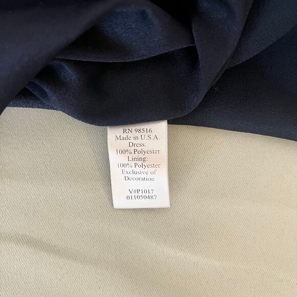 Coldwater Creek "Best Night Out" Set: Top & Bottoms in Navy Blue - Sz 22W - Picture 3 of 6